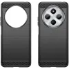 Phonesta Carbon Silicone Back Cover hoesje voor Xiaomi Redmi 14C / Xiaomi Poco C75 - Zwart 6
