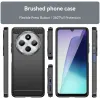 Phonesta Carbon Silicone Back Cover hoesje voor Xiaomi Redmi 14C / Xiaomi Poco C75 - Zwart 7