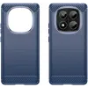 Phonesta Carbon Silicone Back Cover hoesje voor Xiaomi Redmi Note 14 Pro 4G - Blauw 2