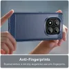 Phonesta Carbon Silicone Back Cover hoesje voor Xiaomi Redmi Note 14 Pro 4G - Blauw 5