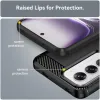 Phonesta Carbon Silicone Back Cover hoesje voor Oppo Reno12 - Zwart 6