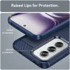 Phonesta Carbon Silicone Back Cover hoesje voor Oppo Reno12 Pro - Blauw 6