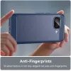 Phonesta Carbon Silicone Back Cover hoesje voor Google Pixel 9a - Blauw 5