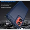 Phonesta Carbon Silicone Back Cover hoesje voor Motorola Moto G35 - Blauw 3
