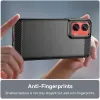 Phonesta Carbon Silicone Back Cover hoesje voor Motorola Moto G35 - Zwart 5