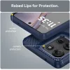 Phonesta Carbon Silicone Back Cover hoesje voor Motorola Moto G75 - Blauw 6