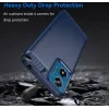 Phonesta Carbon Silicone Back Cover hoesje voor Motorola Moto G04 / G04s / G24 / G24 Power / E14 - Blauw 3