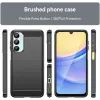 Phonesta Carbon Silicone Back Cover hoesje voor Samsung Galaxy A16 - Zwart 2
