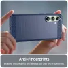 Phonesta Carbon Silicone Back Cover hoesje voor Samsung Galaxy S24 FE - Blauw 5