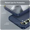 Phonesta Carbon Silicone Back Cover hoesje voor Samsung Galaxy S24 FE - Blauw 6