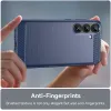 Phonesta Carbon Silicone Back Cover hoesje voor Samsung Galaxy S25 Plus/S24 Plus - Blauw 5