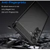 Phonesta Carbon Silicone Back Cover hoesje voor Samsung Galaxy S25 Plus/S24 Plus - Zwart 3