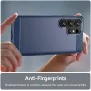 Phonesta Carbon Silicone Back Cover hoesje voor Samsung Galaxy S25 Ultra - Blauw 5