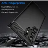 Phonesta Carbon Silicone Back Cover hoesje voor Samsung Galaxy S25 Ultra - Zwart 3