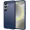 Phonesta Carbon Silicone Back Cover hoesje voor Samsung Galaxy S25/S24 - Blauw