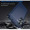 Phonesta Carbon Silicone Back Cover hoesje voor Samsung Galaxy S25/S24 - Blauw 3