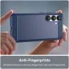 Phonesta Carbon Silicone Back Cover hoesje voor Samsung Galaxy S25/S24 - Blauw 5