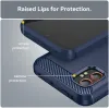 Phonesta Carbon Silicone Back Cover hoesje voor Samsung Galaxy Xcover 7 Pro - Blauw 6