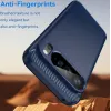 Phonesta Carbon Silicone Back Cover hoesje voor Google Pixel 10 Pro XL - Blauw 3