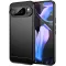 Phonesta Carbon Silicone Back Cover hoesje voor Google Pixel 10 Pro XL - Zwart