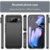 Phonesta Carbon Silicone Back Cover hoesje voor Google Pixel 10 Pro XL - Zwart 2