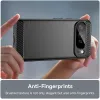 Phonesta Carbon Silicone Back Cover hoesje voor Google Pixel 10 Pro XL - Zwart 5