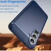 Phonesta Carbon Silicone Back Cover hoesje voor Samsung Galaxy S25 FE - Blauw 3