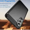Phonesta Carbon Silicone Back Cover hoesje voor Samsung Galaxy S25 FE - Zwart 3