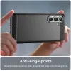 Phonesta Carbon Silicone Back Cover hoesje voor Samsung Galaxy S25 FE - Zwart 5