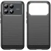 Phonesta Carbon Silicone Back Cover hoesje voor Xiaomi Poco F8 Pro - Zwart 2