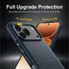 Phonesta Carbon Silicone Back Cover hoesje voor HONOR 600/600 Pro - Blauw 2