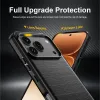 Phonesta Carbon Silicone Back Cover hoesje voor HONOR 600/600 Pro - Zwart 2