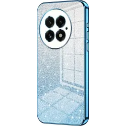 Phonesta Crystal Sparkle Silicone Back Cover hoesje voor OnePlus 13 - Blauw