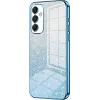 Phonesta Crystal Sparkle Silicone Back Cover hoesje voor Samsung Galaxy A16 - Blauw