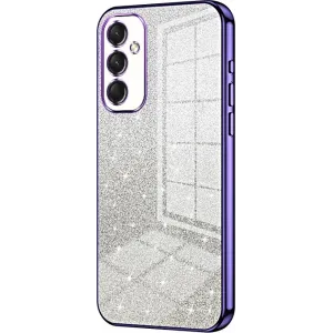 Phonesta Crystal Sparkle Silicone Back Cover hoesje voor Samsung Galaxy A16 - Paars