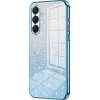 Phonesta Crystal Sparkle Silicone Back Cover hoesje voor Samsung Galaxy A26 - Blauw