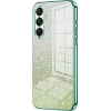 Phonesta Crystal Sparkle Silicone Back Cover hoesje voor Samsung Galaxy A26 - Groen