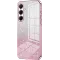Phonesta Crystal Sparkle Silicone Back Cover hoesje voor Samsung Galaxy A56 - Roze