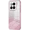 Phonesta Crystal Sparkle Silicone Back Cover hoesje voor Xiaomi 15 - Roze