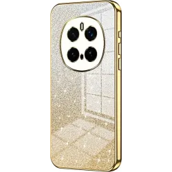 Phonesta Crystal Sparkle Silicone Back Cover hoesje voor HONOR Magic7 Pro - Goud