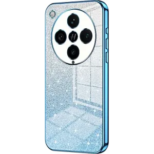 Phonesta Crystal Sparkle Silicone Back Cover hoesje voor Oppo Find X8 Pro - Blauw