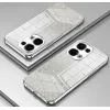 Phonesta Crystal Sparkle Silicone Back Cover hoesje voor Oppo Reno13 - Zilver 2