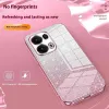 Phonesta Crystal Sparkle Silicone Back Cover hoesje voor Oppo Reno13 Pro - Zwart 5