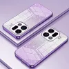 Phonesta Crystal Sparkle Silicone Back Cover hoesje voor Oppo Find X9 Pro - Paars 2