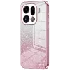 Phonesta Crystal Sparkle Silicone Back Cover hoesje voor Oppo Find X9 Pro - Roze 0