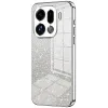 Phonesta Crystal Sparkle Silicone Back Cover hoesje voor Oppo Find X9 Pro - Zilver 0