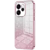 Phonesta Crystal Sparkle Silicone Back Cover hoesje voor Oppo Reno15 - Roze