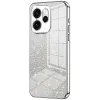 Phonesta Crystal Sparkle Silicone Back Cover hoesje voor Oppo Reno15 - Zilver 0