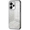 Phonesta Crystal Sparkle Silicone Back Cover hoesje voor Oppo Reno15 - Zwart 0