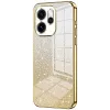 Phonesta Crystal Sparkle Silicone Back Cover hoesje voor Oppo Reno15 Pro - Goud 0